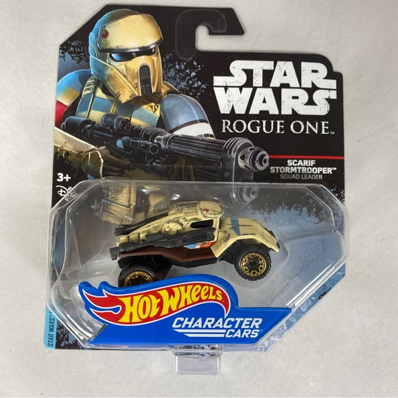 2014 Star Wars Hot Wheels Die Cast - Scarif Stormtrooper and K-250 - Picture 3 of 7